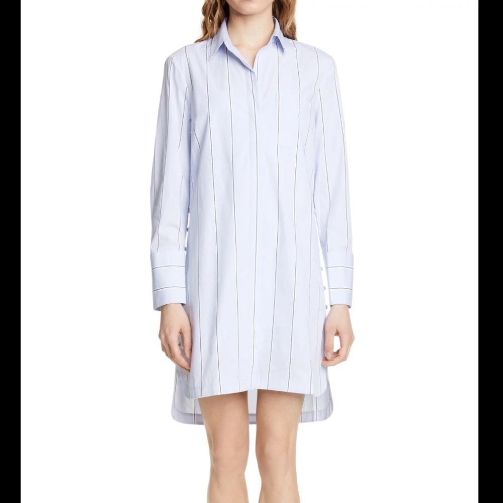Strawberta long Sleeve Shirtdress